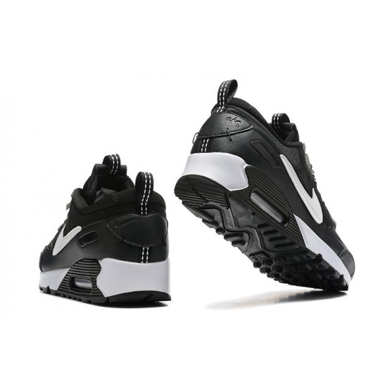 Men Nike Air Max 90 Futura Black White Running Shoes