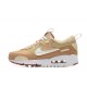 Men Nike Air Max 90 Futura Brown White Running Shoes