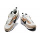 Men Nike Air Max 90 Futura White Brown DM9922-002 Running Shoes