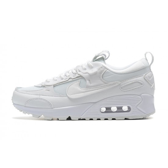 WMNS/Men Nike Air Max 90 Futura Triple White DM9922-101 Running Shoes