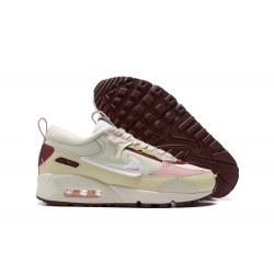 WMNS Nike Air Max 90 Futura Beige Pink Running Shoes