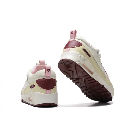 WMNS Nike Air Max 90 Futura Beige Pink Running Shoes