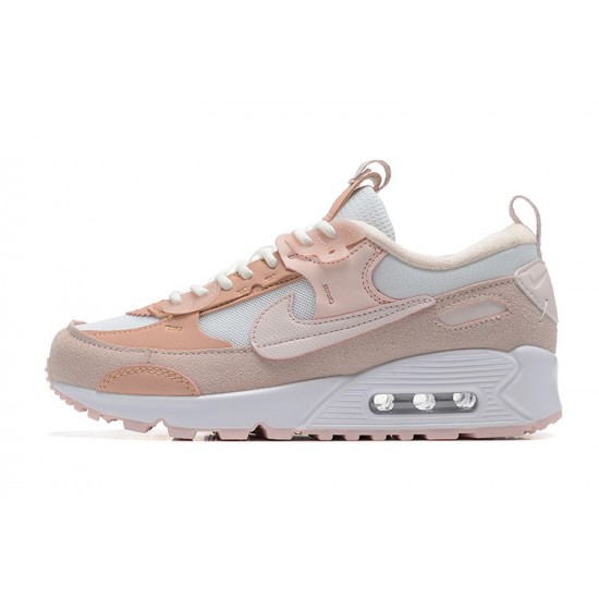 WMNS Nike Air Max 90 Futura Pink White DM9922-104 Running Shoes