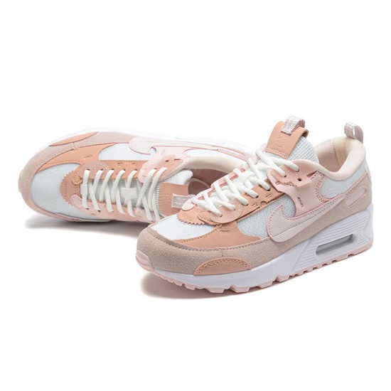 WMNS Nike Air Max 90 Futura Pink White DM9922-104 Running Shoes