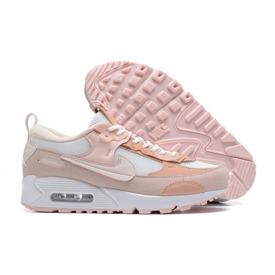 WMNS Nike Air Max 90 Futura Pink White DM9922-104 Running Shoes