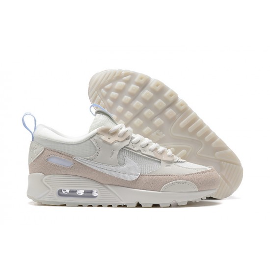 WMNS Nike Air Max 90 Futura White Beige Running Shoes