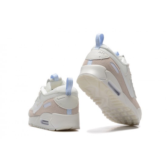 WMNS Nike Air Max 90 Futura White Beige Running Shoes