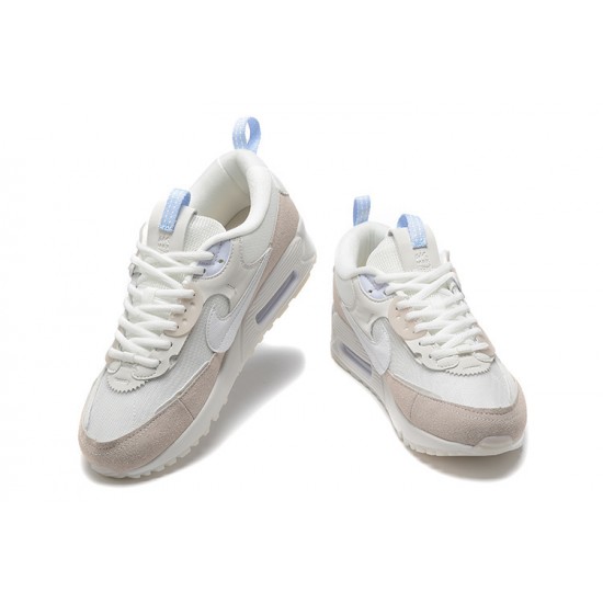 WMNS Nike Air Max 90 Futura White Beige Running Shoes