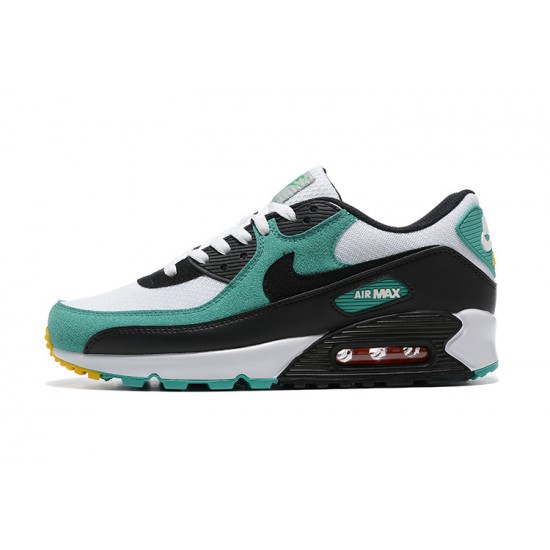 Men Nike Air Max 90 Black Green DM0029-004 Running Shoes