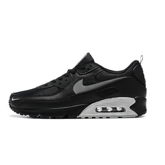 Men Nike Air Max 90 Black Grey DH4619-100 Running Shoes