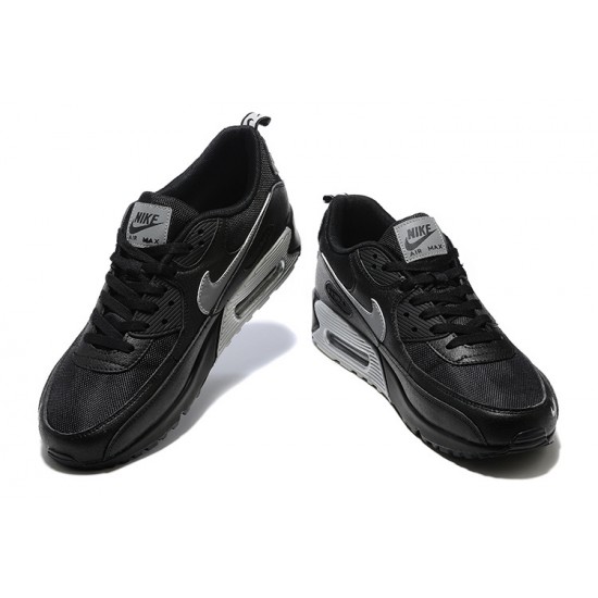 Men Nike Air Max 90 Black Grey DH4619-100 Running Shoes