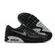 Men Nike Air Max 90 Black Grey DH4619-100 Running Shoes