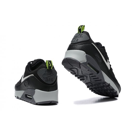 Men Nike Air Max 90 Black Grey White Running Shoes