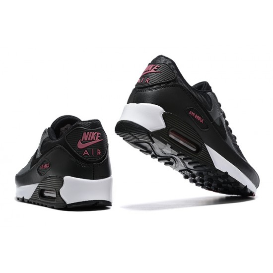 Men Nike Air Max 90 Black Pink DQ4071-001 Running Shoes