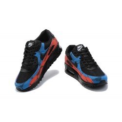 Men Nike Air Max 90 Black Red DJ6888-001 Running Shoes