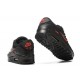 Men Nike Air Max 90 Black Red Running Shoes