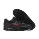 Men Nike Air Max 90 Black Red Running Shoes