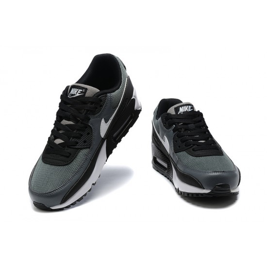 Men Nike Air Max 90 Black White CN8490-002 Running Shoes