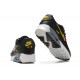 Men Nike Air Max 90 Black Yellow and Orange Running Shoes