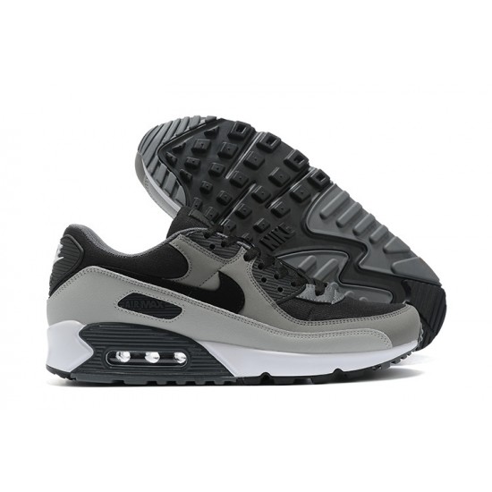 Men Nike Air Max 90 Black and Grey Running Shoes