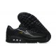 Men Nike Air Max 90 Black and Yellow Running Shoes