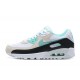 Men Nike Air Max 90 Blue Beige and Grey Running Shoes