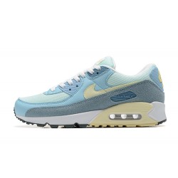 Men Nike Air Max 90 Blue White DM2829-001 Running Shoes