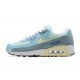 Men Nike Air Max 90 Blue White DM2829-001 Running Shoes