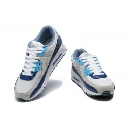 Men Nike Air Max 90 Blue White FD0664-400 Running Shoes