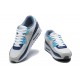 Men Nike Air Max 90 Blue White FD0664-400 Running Shoes