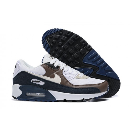 Men Nike Air Max 90 Brown Grey and Black Running Shoes