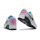 Men Nike Air Max 90 Grey Pink DE4398-001 Running Shoes