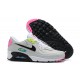 Men Nike Air Max 90 Grey Pink DE4398-001 Running Shoes