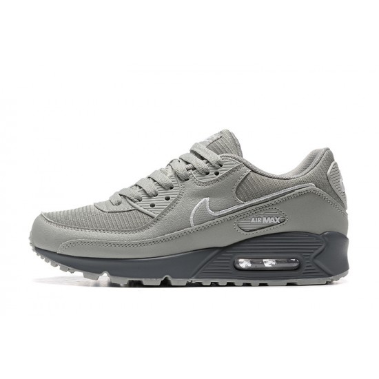 Men Nike Air Max 90 Grey Running Shoes