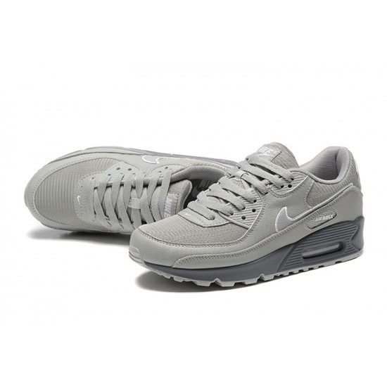 Men Nike Air Max 90 Grey Running Shoes