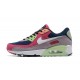 Men Nike Air Max 90 Pink Green DM0035-500 Running Shoes