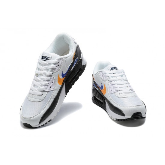 Men Nike Air Max 90 White Black FD0654-400 Running Shoes