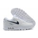 Men Nike Air Max 90 White Black Running Shoes