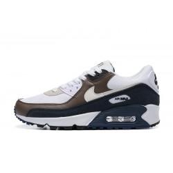 Men Nike Air Max 90 White Brown DZ3522-002 Running Shoes