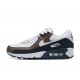 Men Nike Air Max 90 White Brown DZ3522-002 Running Shoes