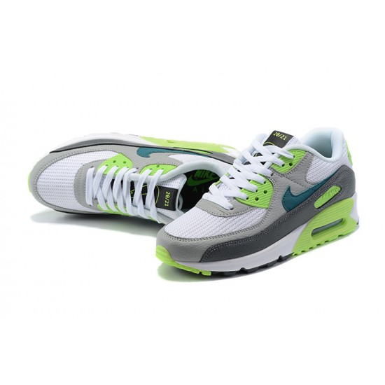 Men Nike Air Max 90 White Grey DJ6897-100 Running Shoes