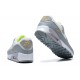 Men Nike Air Max 90 White Grey and Green Running Shoes