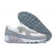 Men Nike Air Max 90 White Grey and Green Running Shoes