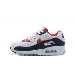 Men Nike Air Max 90 White Red DJ5170-100 Running Shoes