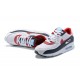 Men Nike Air Max 90 White Red DJ5170-100 Running Shoes