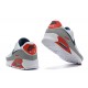 Men Nike Air Max 90 White Red Running Shoes