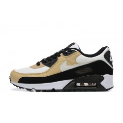 Men Nike Air Max 90 Yellow Black DE3522-001 Running Shoes