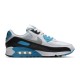 WMNS/Men Nike Air Max 90 Laser Blue and White Running Shoes