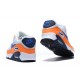 WMNS/Men Nike Air Max 90 Orange Blue AJ1285-104 Running Shoes