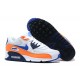 WMNS/Men Nike Air Max 90 Orange Blue AJ1285-104 Running Shoes